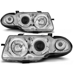Phares OPEL ASTRA F 09.94-08.97 ANGEL EYES CHROME