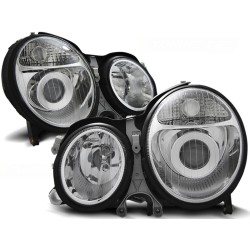 Phares chromés pour MERCEDES W210 E-KLASA 06.99-03.02