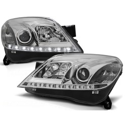 Phares OPEL ASTRA H 03.04-09 3.5D Feux de Jour Chrome