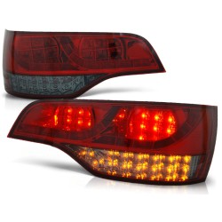 Feux arrière LED rouge fumé pour AUDI Q7 06-09