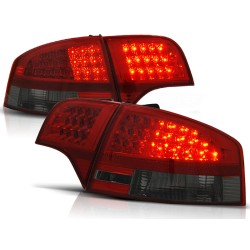 Feux arrière LED rouge fumé pour AUDI A4 B7 11.04-11.07 berline