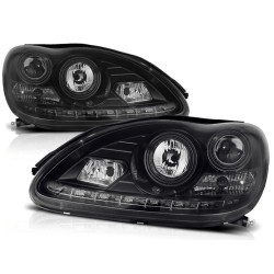 Phares Daylight Noir pour MERCEDES W220 S-KLASA 09.98-05.05