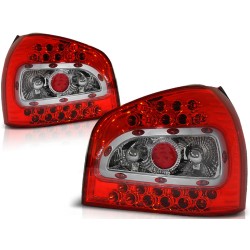 Feux arrière LED rouge blanc pour AUDI A3 08.96-08.00