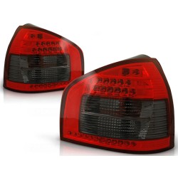 Feux arrière LED rouge fumé pour AUDI A3 08.96-08.00