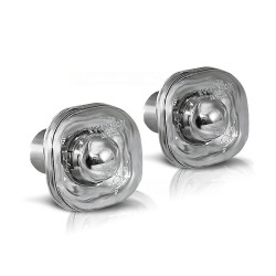 Clignotants latéraux chromés compatibles AUDI A3, A4 / SKODA FABIA, OCTAVIA