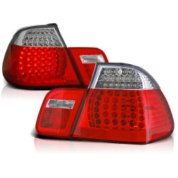 Feux arrière LED rouge blanc pour BMW E46 05.98-08.01 berline