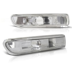 Clignotants latéraux chromés compatibles BMW E46