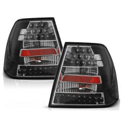 Feux arrière LED noirs compatibles VW Bora 09.98-07.05