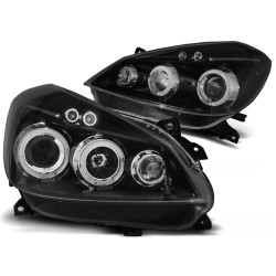 Phares RENAULT CLIO 3 05-09 ANGEL EYES NOIR