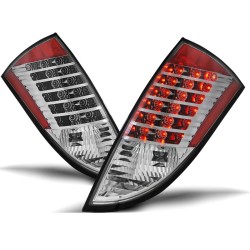 Feux arrière FORD FOCUS 1 HB 98-04 LED CHROME