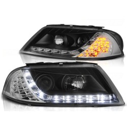 Phares Daylight Noir pour VW Passat 3BG B5 FL 09.00-03.05