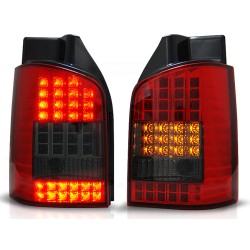 Feux arrière LED rouge fumé pour VW T5 04.03-09
