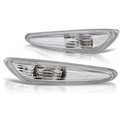 Clignotants latéraux chromés compatibles BMW E60 / E61 / E46 / X3
