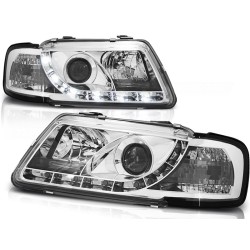 Phares TRUE DRL Chrome pour AUDI A3 8L 08.96-08.00