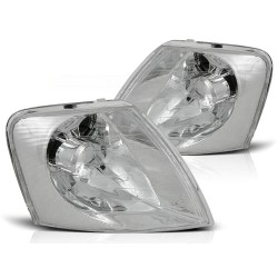 Clignotants avant chromés compatibles avec VW Passat B5 11.96-08.00