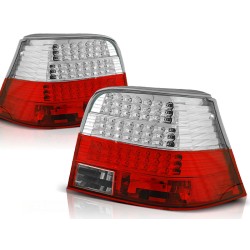 Feux arrière LED rouge blanc pour VW Golf 4 09.97-09.03
