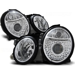 PHARES CHROME pour MERCEDES W208 CLK 03.97-04.02