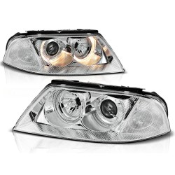 Phares Angel Eyes Chrome pour VW Passat 3BG B5 FL 09.00-03.05