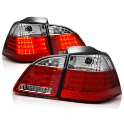 Feux arrière LED rouge blanc compatibles BMW E61 04-03.07