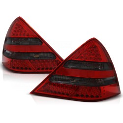 Feux arrière LED rouge fumé pour MERCEDES R170 SLK 04.96-04
