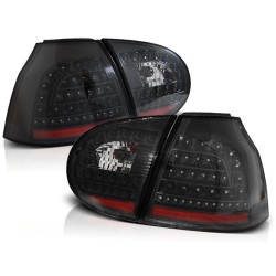 Feux arrière LED noirs pour VW Golf 5 10.03-09