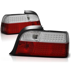 Feux arrière LED rouge blanc pour BMW E36 12.90-08.99 Coupé