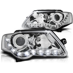 Phares diurnes chromés pour VW Passat B6 3C 03.05-10