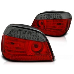 Feux arrière LED rouge fumé pour BMW E60 07.03-07