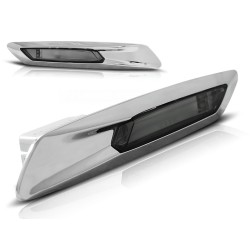 Clignotants latéraux Fumés Argentés compatible BMW F10/F11 10-13