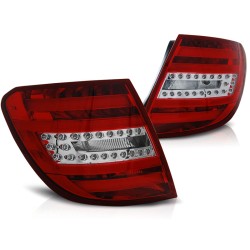 Feux arrière LED BAR rouge blanc pour MERCEDES C-KLASA W204 KOMBI 07-10