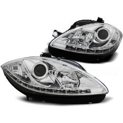 Phares diurnes chromés pour SEAT LEON ALTEA 09-12