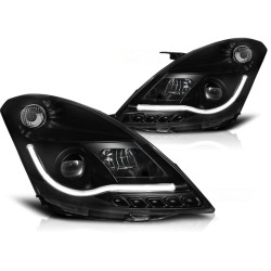 Phares SUZUKI SWIFT V 10-16 TUBE LIGHT NOIR