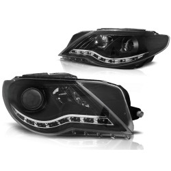 Phares Daylight Noir pour VW Passat CC 08-12
