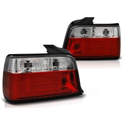 Feux arrière LED BAR rouge blanc pour BMW E36 12.90-08.99 berline