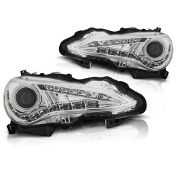 Phares TOYOTA GT86 12-16 TUBE CHROME DRL SÉQUENTIEL
