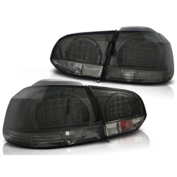 Feux arrière LED fumés compatibles VW Golf 6 10.08-12