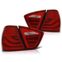 Feux arrière LED BAR rouges compatibles BMW E90 03.05-08.08