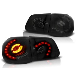 Feux arrière LED fumés noirs pour VW Tiguan 10.07-11