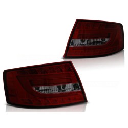 Feux arrière LED rouge fumé pour AUDI A6 C6 berline 04.04-08 7PIN