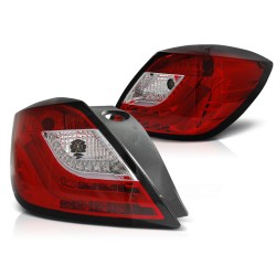 Feux arrière OPEL ASTRA H 03.04-09 3D ROUGE BLANC LED