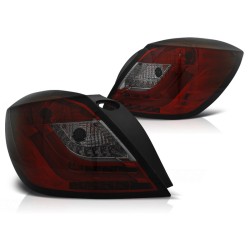Feux arrière OPEL ASTRA H 03.04-09 3D ROUGE FUMÉ LED