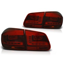 Feux arrière LED rouge fumé pour VW Tiguan 07.11-12.15