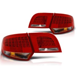 Feux arrière LED rouge blanc pour AUDI A3 8P 04-08 SPORTBACK