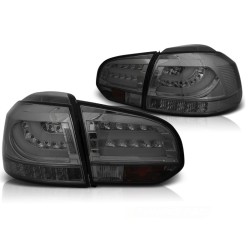 Feux arrière LED BAR fumés pour VW GOLF 6 10.08-12