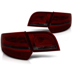 Feux arrière LED rouge fumé pour AUDI A3 8P 04-08 Sportback
