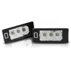 Feux de plaque LED transparents compatibles avec AUDI Q5 / A4 08-10 / A5 / TT / VW PASSAT B6 KOMBI