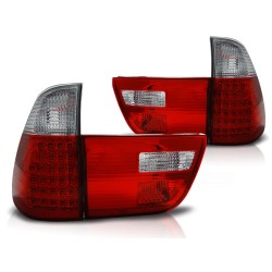 FEUX ARRIÈRE LED ROUGE BLANC pour BMW X5 E53 09.99-06