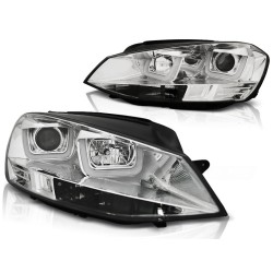 Phares U-LED Chrome pour VW Golf 7 11.12-17