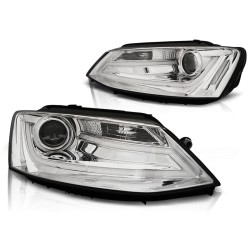 PHARES TUBE LIGHT CHROME pour VW JETTA VI 1.11-18