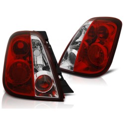 Feux arrière FIAT 500 07- ROUGE BLANC